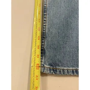 Vintage 90s Levi's 965 Wide Leg Jeans Made in USA Size 5 Long thumbnail 16
