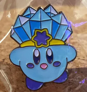 Boutique Ice Kirby Kawaii Pin Brooch Badge Unisex Gift NEW thumbnail 1