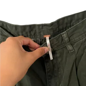 FREE PEOPLE Pleated Dockers Baggy Khaki Cargo Pants Jeans Trousers thumbnail 5