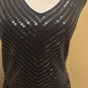 Garnet Hill Womens Black All Over Sequin Maxi Dress Size‎ XS Beach Wedding thumbnail 6