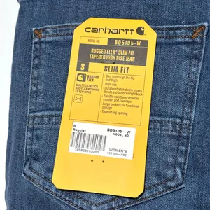 Carhartt Women's Rugged Flex Jeans Slim Fit Tapered High Rise SZ 6 Regular NWT thumbnail 5