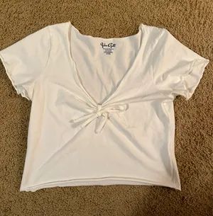 John Galt Cropped White Tee thumbnail 1