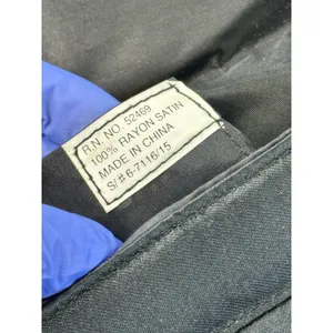 Vintage Black Rayon Satin Evening Bag Bow‎ Detail Formal Clutch Shoulder Bag thumbnail 4