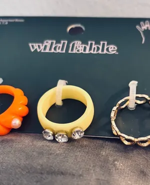 Wild Fable 3-Piece Mixed Ring Set thumbnail 3