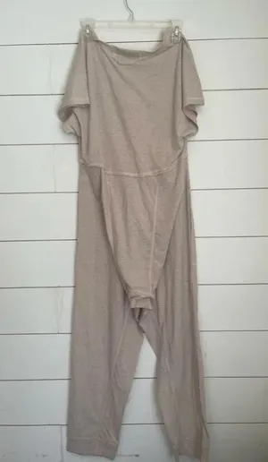 Nwot Free People Pillow Talk Henley Romper thumbnail 6