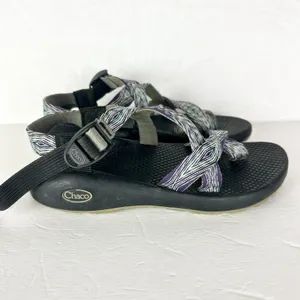 Chaco Women's ZX/2 Yampa Classic Sandal Size 7 Pixel Weave Purple Multi Gorpcore thumbnail 2