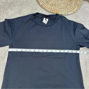 Nike Women’s Short Sleeve Cotton Shirt Top Crewneck in Black XS thumbnail 13
