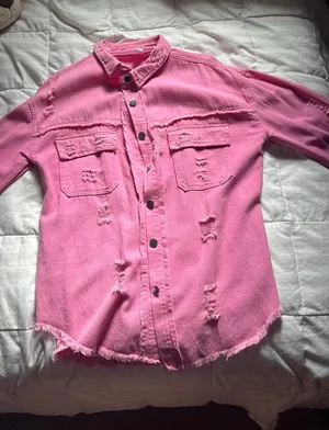 Pink Jean jacket  thumbnail 1