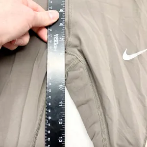 Nike‎ Dri-FIT Colorblock Leggings Womens Size XS Brown Tan Yoga Activewear Nylon thumbnail 3