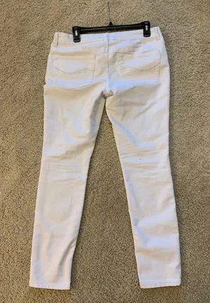 White Jeans Size 11 thumbnail 2