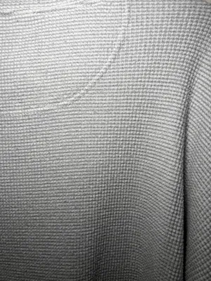 Aerie Waffle Knit Pale Gray/Blue Sweater thumbnail 4