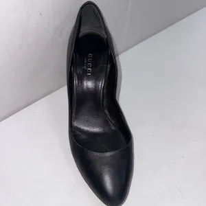 Gucci Amputee Right Only Old Money Classy Pump Leather Black Shoe Store Prop 36 thumbnail 15