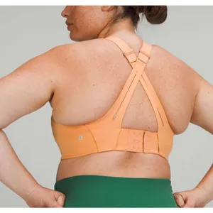 Lululemon AirSupport Sports Bra 34D High Impact Warm Apricot Orange Workout Run thumbnail 2