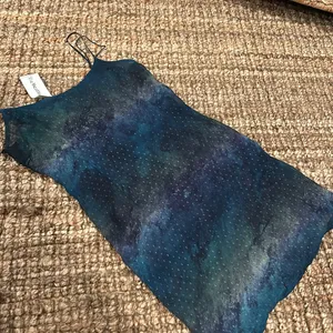 Non Signe Designer Holographic Floral Printed Slip Dress thumbnail 3