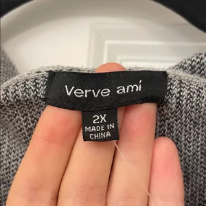 Verve Ami Gray Anchor Cardigan thumbnail 2