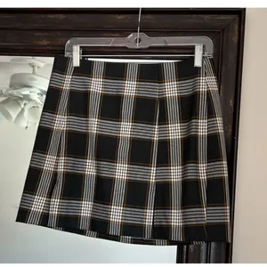Aritzia Sunday Best Mandy Plaid Fall preppy Skirt size 10 thumbnail 2