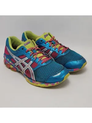 Women's Asics Gel Frantic 7 Athletic Sneakers Running Shoes Size 10 Blue Pink thumbnail 11