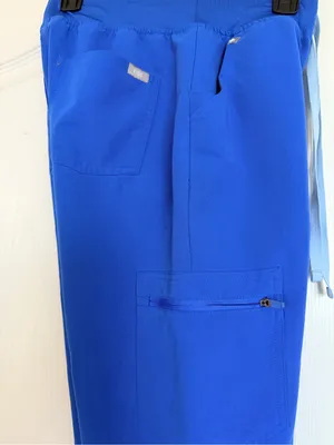 Figs Women’s Zamora Royal Blue Jogger Scrubs with Contrast Drawstring thumbnail 6