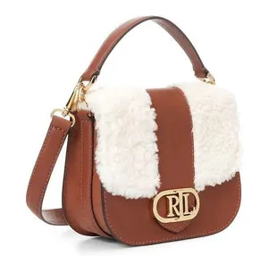 Ralph Lauren Shearling Small Addie Crossbody Handbag thumbnail 2
