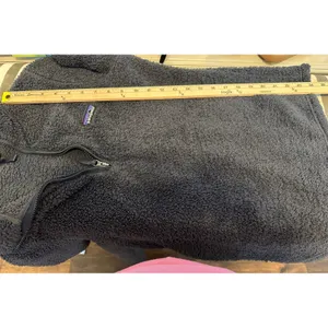 Patagonia Los Gatos 1/4 Zip Fleece Pullover Women's Medium Charcoal Grey Sherpa thumbnail 6