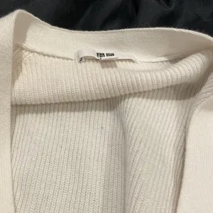 NWOT Uniqlo cotton cashmere blend button cardigan off white cream xl thumbnail 2