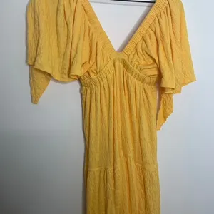 Free People Beach La La Maxi in Bird Of Yellow Womens Small thumbnail 6