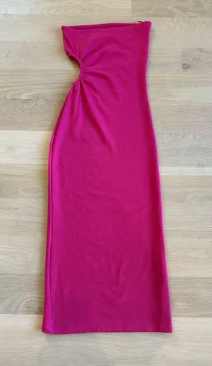ZARA Dress Midi Pink thumbnail 4