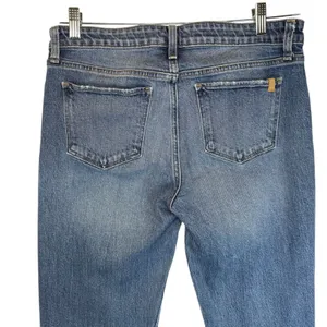 Joes Jeans The Lara Mid Rise Cigarette Ankle‎ Jeans Distressed Raw Hem Blue 28 thumbnail 8