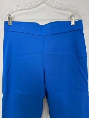 Women's Bright Blue Cropped Capri Pants Size 8P thumbnail 2