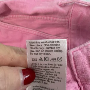 J. Crew Sz 4 Garment Dyed Foundry Pants Straight Leg Cotton Pink AP392 Woman's‎ thumbnail 9