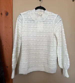 Sézane Lya Sweater In Ecru thumbnail 3