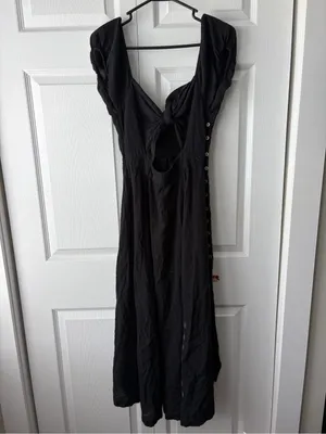 Free People Endless Summer Extra Dose Keyhole Cutouts Midi Dress thumbnail 3