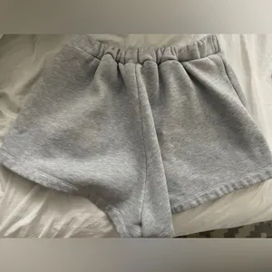Princess Polly Cozy Gray Sweat Shorts thumbnail 1