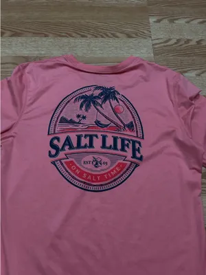 Salt Life Pink fishing long sleeve thumbnail 3