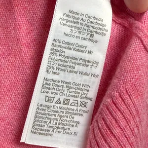 J.Crew Pink Cotton Wool Blend Raglan Crew‎ Neck Sweater CL495 Womens Small thumbnail 6