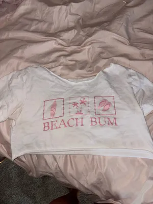 beach cut shirt Blue thumbnail 3