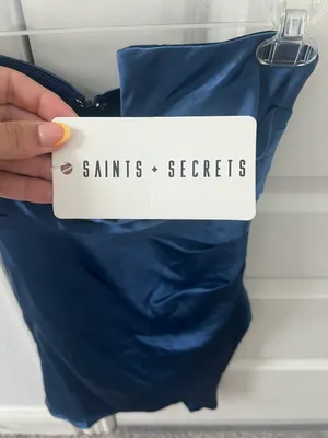 Saints + Secrets Blue Dress thumbnail 4