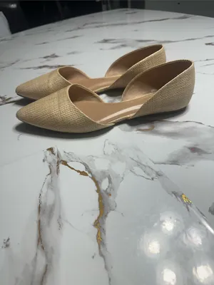 a new day Beige woven Pointed-Toe Ballet Flats. thumbnail 11
