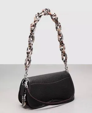NWT Coach Coachtopia Leather Micro Wavy Dinky Bag n Black thumbnail 2