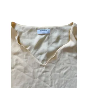 Babaton by Aritzia Womens Yellow V-Neck Long Sleeve Blouse Top Size Small Chic‎ thumbnail 3