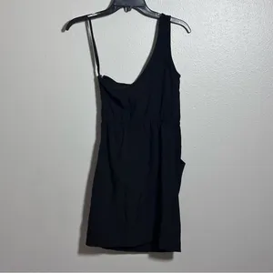 G by Guess‎ Women Black One Shoulder Mini Dress size XS thumbnail 6