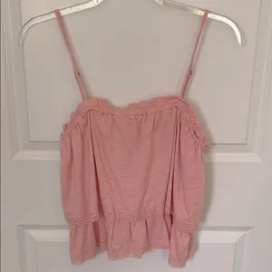 Wrangler Retro Ruffle Tank Peach Blossom Large thumbnail 4