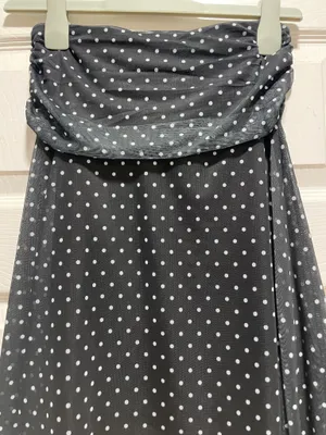 Polka dot skirt black thumbnail 4