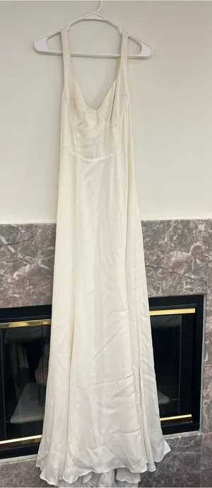 Reformation Lecce Wedding Dress in Ivory NWT imperfection thumbnail 1