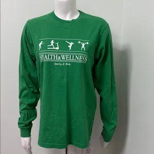 Sporty & Rich Health & Wellness Long Sleeve Jolly Green Tee Small thumbnail 4