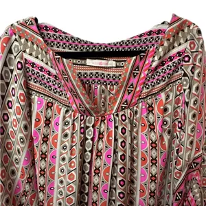 Alice & Trixie Geometric Silk Print Dress‎ Size Medium thumbnail 3