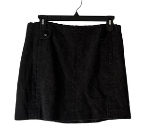 J. Crew‎ Charcoal Gray Wool Blend A-Line Mini Skirt Size 2 Academia Twee Preppy thumbnail 1