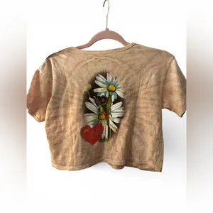 Boys Lie Cropped Tye Dye Graphic Tee Shirt thumbnail 4