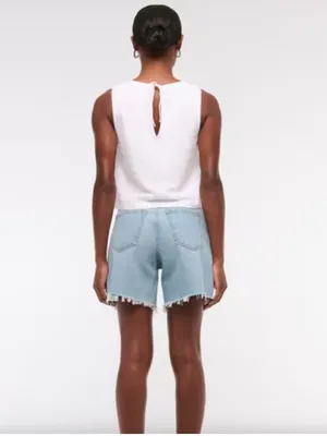 Abercrombie & Fitch White Linen Shell XL NEW thumbnail 4