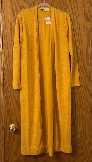 FP Beach Bicoastal Open Front Maxi Duster - Size S - Oversized **Flawed thumbnail 1
